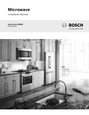 Bosch HMVP053U Installation Instructions