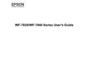Epson WorkForce WF-7820 Users Guide
