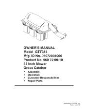 Poulan GTT354 User Manual