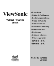ViewSonic VEB620 VEB620, VEB625 User Guide (English)