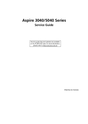 Acer Aspire 5040 Aspire 5040 / 3040 Service Guide