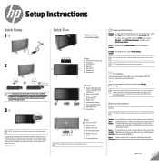 HP ENVY Curved 34-a300 Setup Instructions