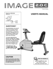Image Fitness 2.0c English Manual