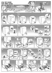 Bosch WFMC2201UC Pedestal Installation Instructions