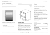 Fisher and Paykel DD24DDFTX9 N Quick Reference guide