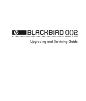 HP Blackbird 002-21A HP Blackbird Gaming System  -  Upgrading and Servicing