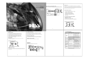 Boss Audio CE102 User Manual in Spanish