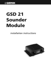 Garmin GSD 21 Installation Instructions