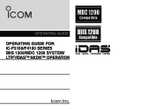 Icom IC-F4161D Operating Guide For Biis/mdc/ltr
