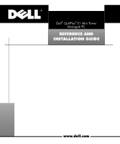 Dell OptiPlex E1 Mini Tower Reference and Installation Guide
