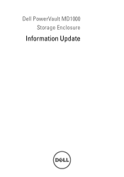 Dell PowerVault MD1000 Information Update