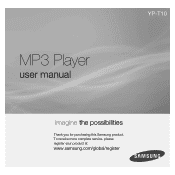 Samsung YP-T10JAG User Manual (ENGLISH)