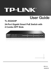 TP-Link TL-SG2424P TL-SG2424P V1 User Guide 1910010774