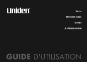 Uniden TRU8865 French Owners Manual