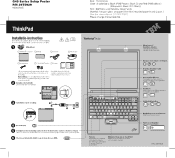Lenovo ThinkPad G40 (Dutch) Setup Guide for ThinkPad G40, G41 - Part 1 of 2