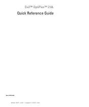 Dell OptiPlex 210LN Quick Reference Guide