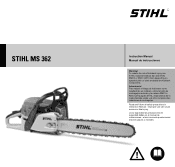 Stihl MS 362 R Product Instruction Manual