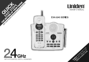 Uniden EXA3245 English Owners Manual