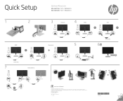 HP EliteDisplay E243d Quick Setup Guide