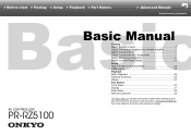 Onkyo PR-RZ5100 User Manual