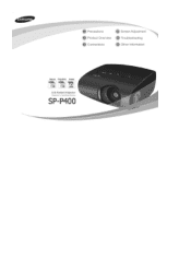 Samsung SP-P400B User Manual (user Manual) (ver.1.0) (English)