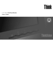 Lenovo ThinkVision L197 Wide 19in LCD Monitor User Manual