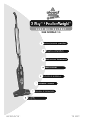 Bissell FeatherWeight™ Vacuum 3106Q User Guide - Spanish