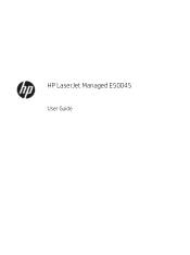 HP LaserJet Managed E50045 User Guide
