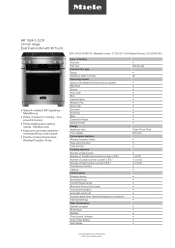 Miele HR 1924-3 G DF Product sheet