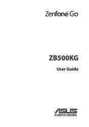 Asus ZenFone Go ZB500KG ZB500KG English Version E-manual
