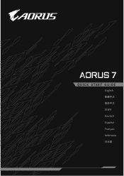Gigabyte AORUS 7 Intel 10th Gen AORUS 7 Intel 10th Gen manual