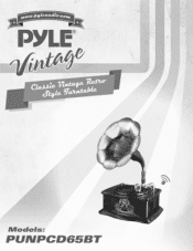 Pyle PUNPCD65BT User Manual