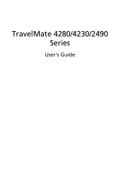Acer TravelMate 2490 TravelMate 2490 - 4230 - 4280 User's Guide EN