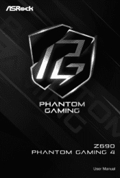 ASRock Z690 Phantom Gaming 4 User Manual