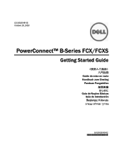 Dell PowerConnect B-FCXs Getting Started Guide