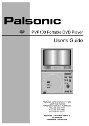 Palsonic PVP100 Owners Manual