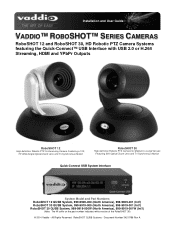 Vaddio RoboSHOT 12 RoboSHOT 12 and 30 QUSB System Manual