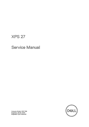 Dell XPS 27 7760 XPS 27 Service Manual
