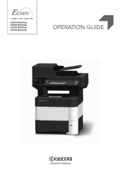 Kyocera ECOSYS M3560idn ECOSYS M3040idn/M3540idn/M3550idn/M3560idn Operation Guide