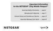 Netgear 771S Important Information Booklet
