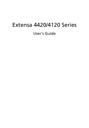Acer Extensa 4120 Extensa 4420 / 4120 User's Guide EN