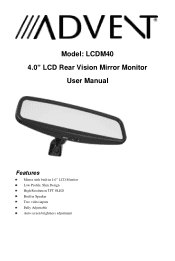 Audiovox LCDM40 User Manual