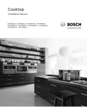 Bosch NIT8669SUC Installation Instructions