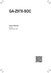 Gigabyte GA-Z97X-SOC User Manual