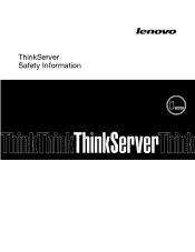 Lenovo ThinkServer RD530 Safety Information