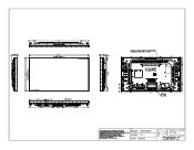 NEC UN552V Mechanical Drawing
