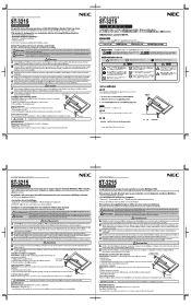 NEC V321 ST-3215 Users Manual