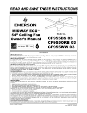 Emerson CF955 Owner Manual