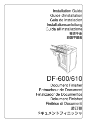 Kyocera KM-7530 DF-600/610 Installation Instructions Rev-2C