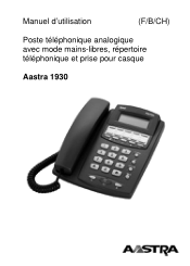 Aastra 1930 User Guide Aastra 1930
